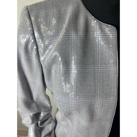 Alberto Makali Grey and Sequin Blazer size Small - Picture 5 of 6